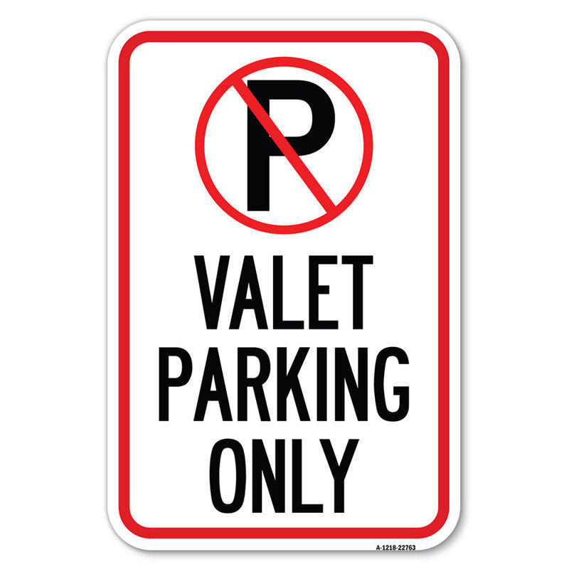Service de voiturier seulement - Tous les autres seront remorqués aux frais et risques du propriétaire de la voiture / 22762