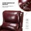 Fauteuil inclinable manuel en cuir véritable de 28,75 po de large Neliyah (ensemble de 2)-105356765