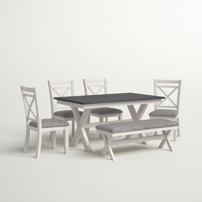 Maier 6 - Person Trestle Dining Set