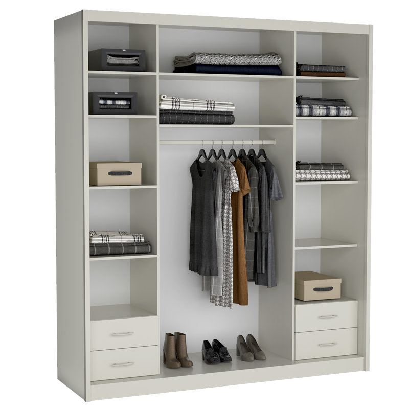 LARGE WARDROBE FOR MACIEJ'S BEDROOM, Biel Alpejska