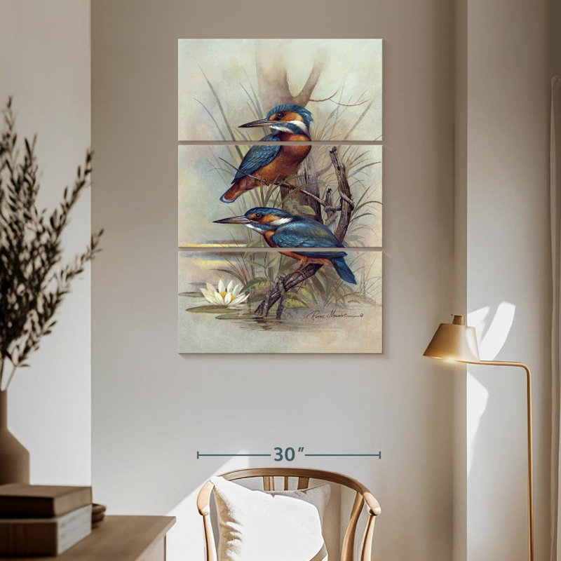 Brampt River Kingfisher, 65" H x 42" W