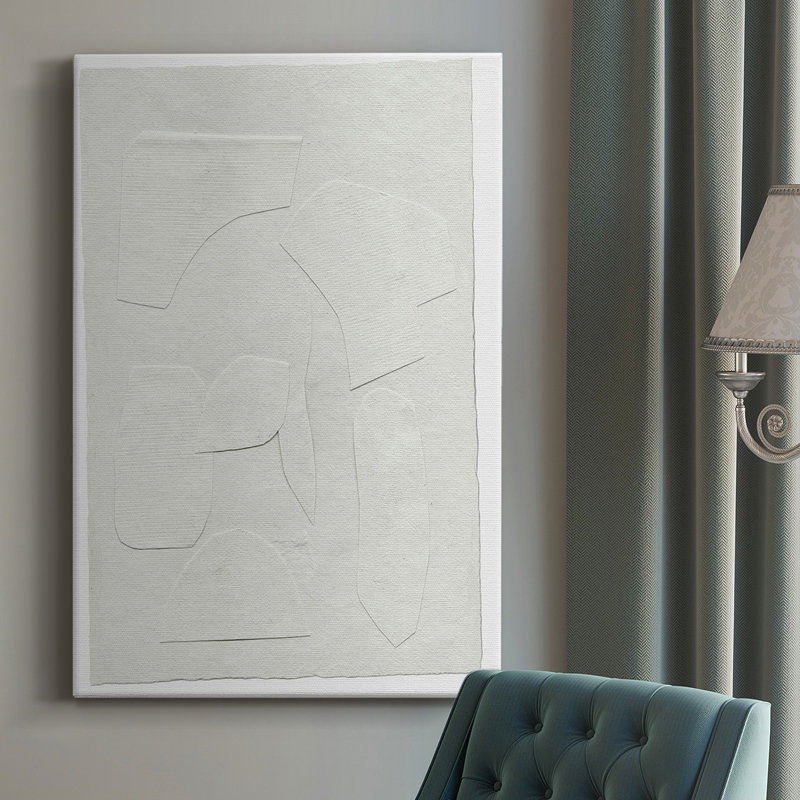 «Paperwork IV», impression sur toile tendue, H 18 po x l 12 po x P 1 po