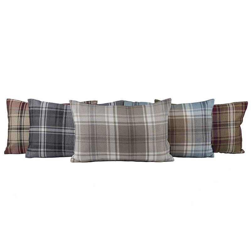 Litchfield Summer Outdoor Reversible Throw Pillow, 18" H x 18" W, Aqua/Navy Blue