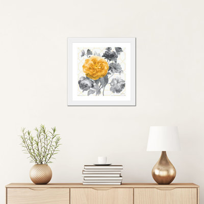 «Geometric Watercolor Floral II» par Danhui Nai, reproduction d'art