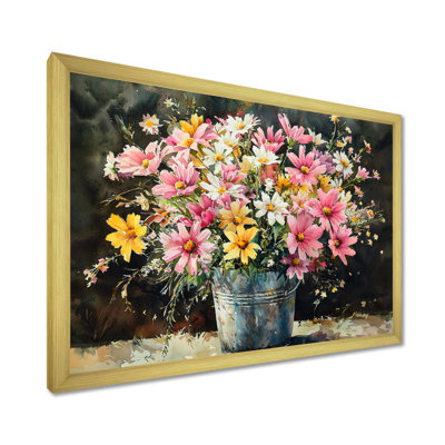 «Country Chic Floral Mix Bouquet II», art mural assorti