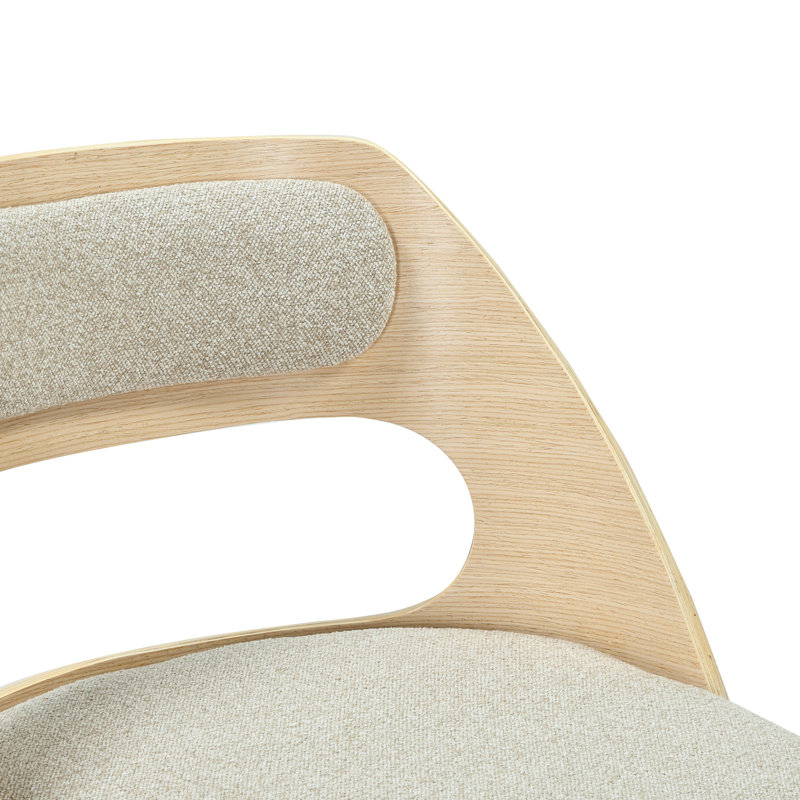 Swivel Upholstered Counter Stool, 77cm