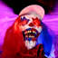 Peinture animée Haunted Hill Farm 7,0 pi Clown Halloween