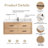 Cristo 48'' Wall Mounted Single Bathroom Vanity with Quartz Top-879505896