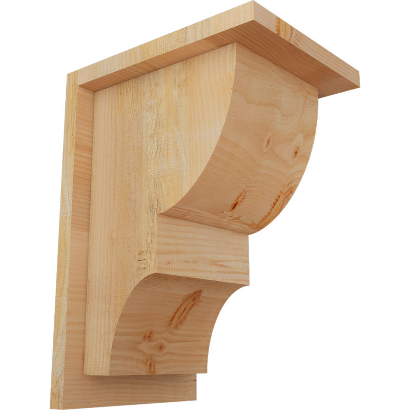 Corbeau Ridgewood avec contre-plaque, H 14 po x l 8 po x P 10 po, Sapin de Douglas, Sciage brut