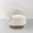 Modern Swivel Barrel Chairs With Wood Base-60020964