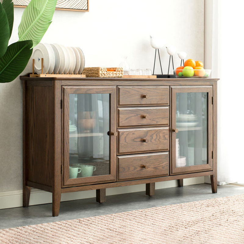 Buffet rétro de style chinois minimaliste