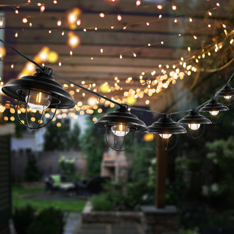 Ashlock Indoor / Outdoor 10 - Bulb 120 in. Plug-in LED Standard String Light