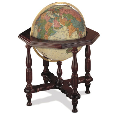 Globe terrestre antique Statesman