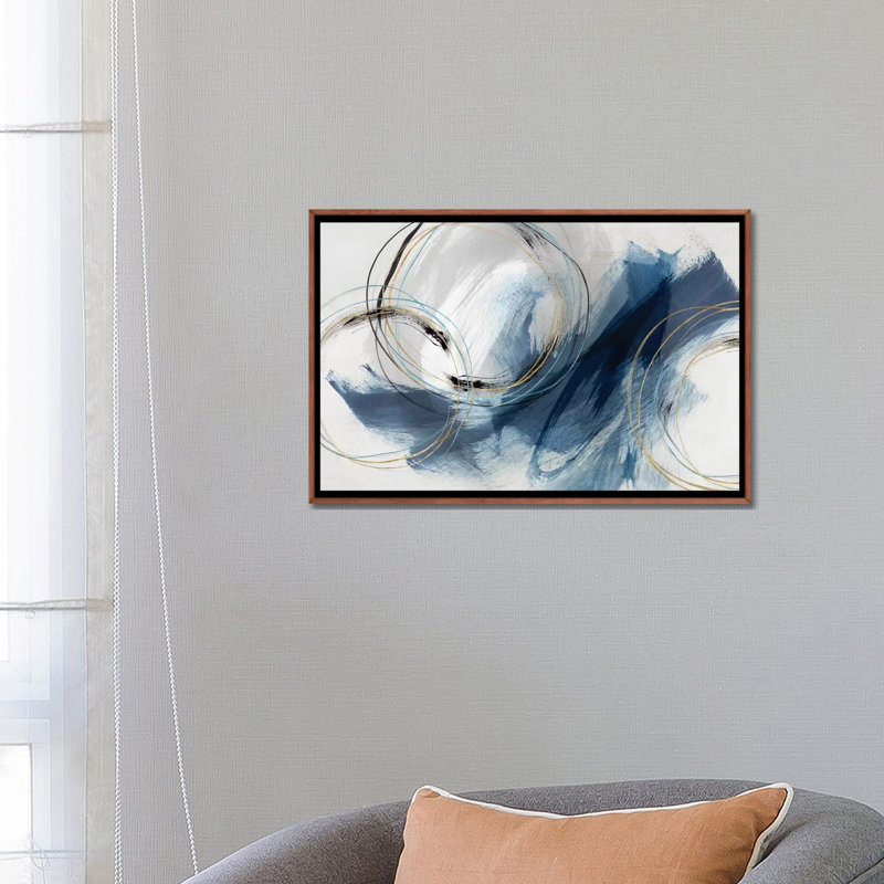 Detour by Isabelle Z Graphic Art Print, 40" H x 60" W, Floater Framed Canvas, Classic Wood