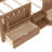 Twin Kids Floor Bed with Stairs, Rails and Slats,Twin Size Montessori Floor Bed with Bookshelf and 2 Storage Drawers,Easy Assemble Montessori Beds Frame,Natural-251181159-251181158