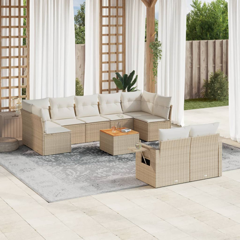 Ensemble de canapé de jardin Vidaxl