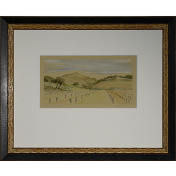 Vineyard Valley Print by Daughdrill