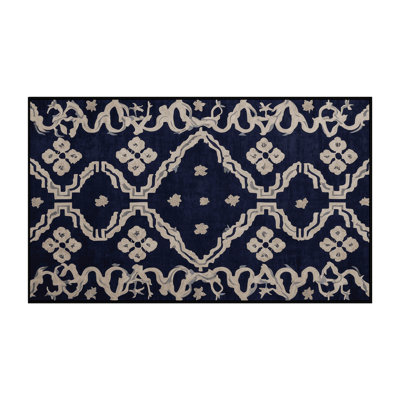 Tapis gris lavable à la machine