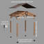 Abri de jardin extérieur en bois de cèdre 14 pi x 12 pi avec toit en acier galvanisé à toit rigide et PowerPort Backyard Discovery Norwood