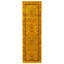 Tapis de couloir jaune en laine noué à la main Caylor 2 pi 0 po x 6 pi 8 po Caylor