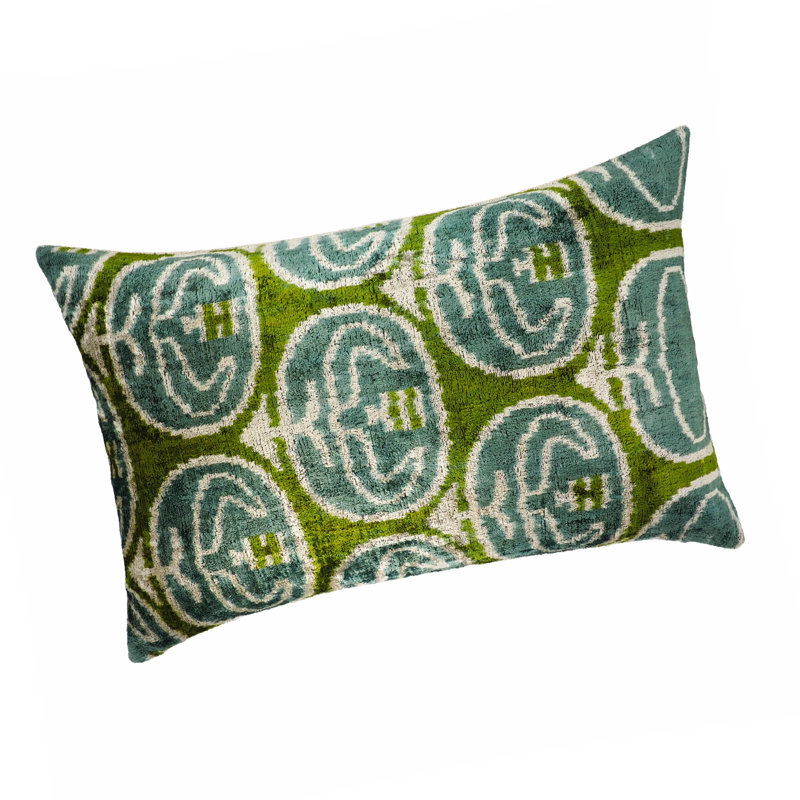 Ikat Silk Pillow Cover