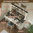 Cioeta 43" Farmhouse Makeup Vanity with Hollywood 3 colors Adjustable Mirror&Built-in Outlets-234288468