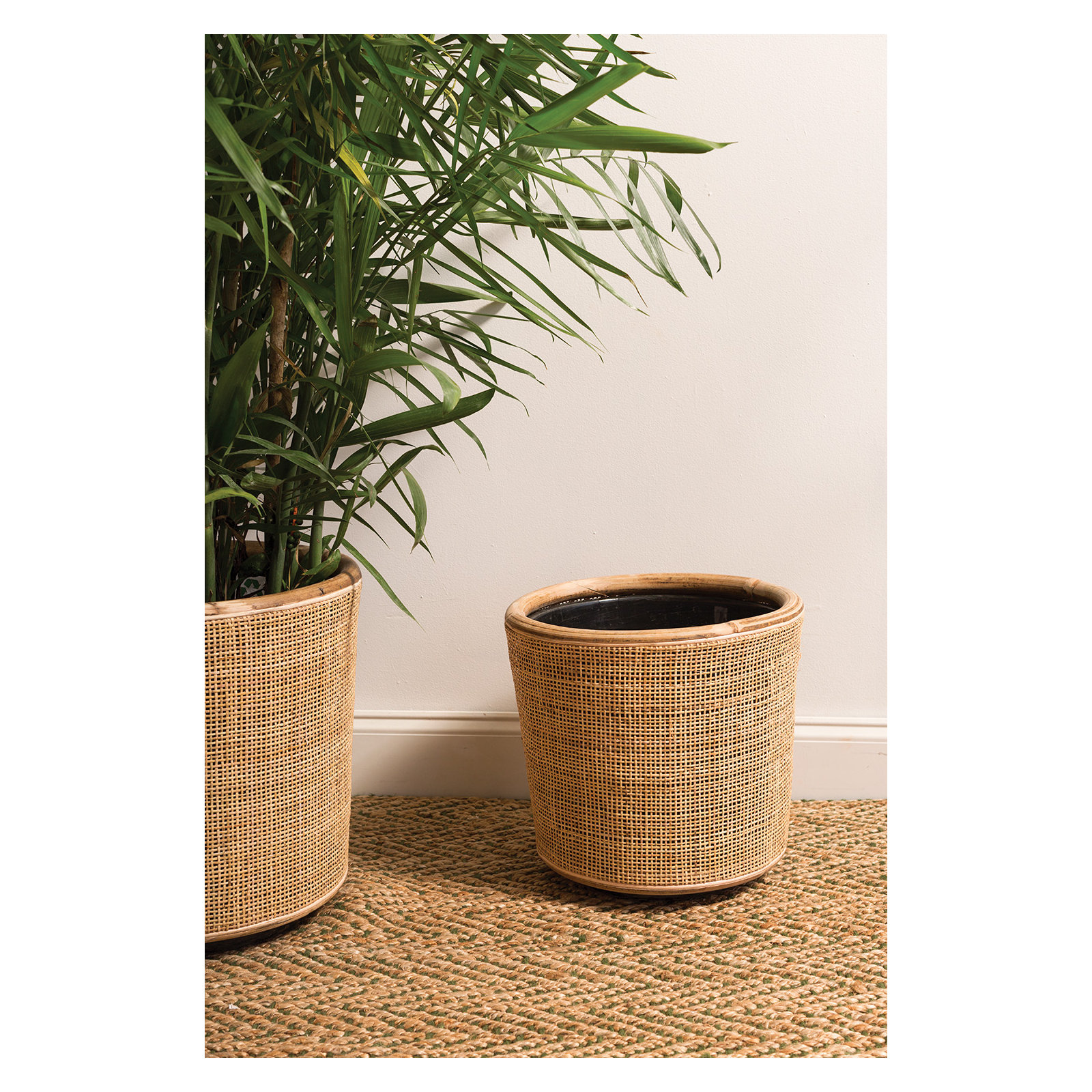 Handmade Cachepot, 13.75" H x 14.75" W x 14.75" D