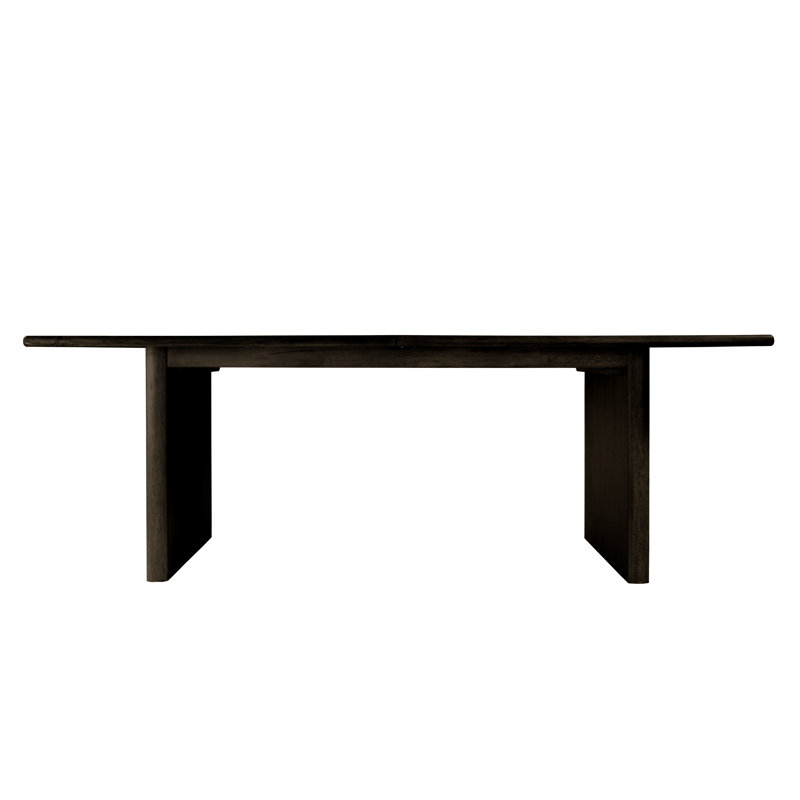 Table de salle à manger extensible Carter, Brun café