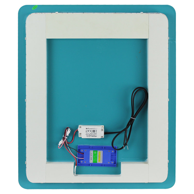 Miroir à fixation murale del-rétroéclairé Melancon, H 27,56 po x L 47,24 po