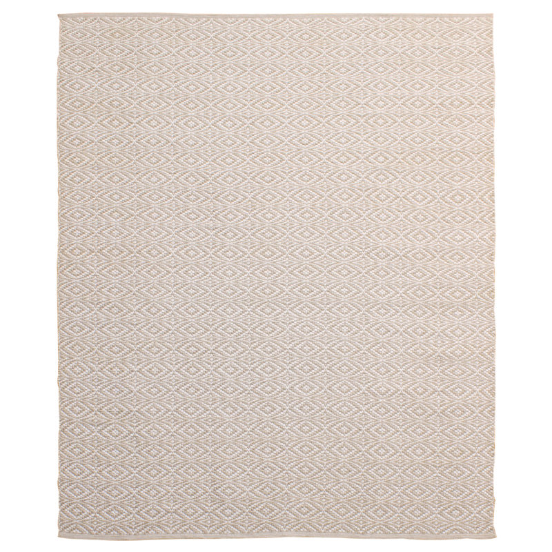 Tapis d'extérieur en bois de rose beige, Rectangulaire 8 pi x 10 pi