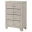 Commode moderne à 4 tiroirs avec empreinte compacte et rangement vertical