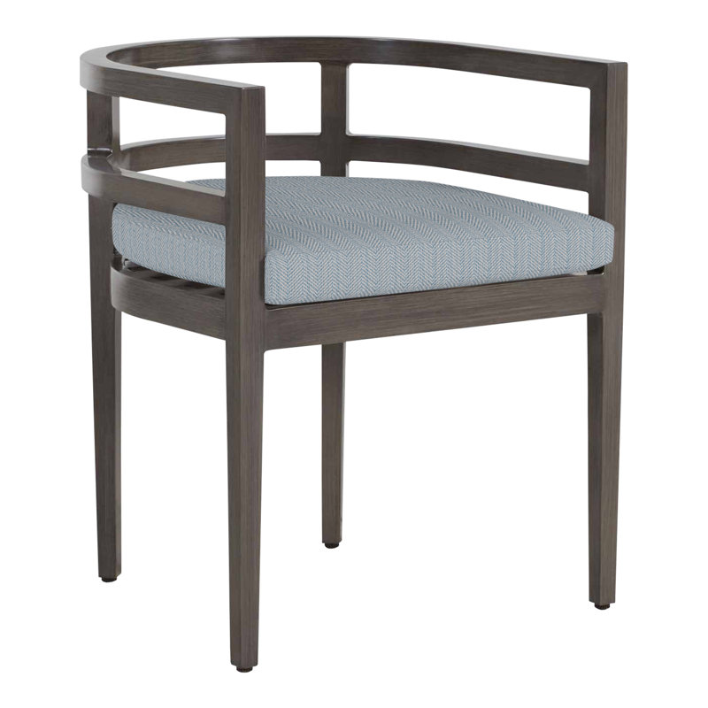 Chaise avec accoudoirs en aluminium Santa Barbara, Pas de soudure, Rollo crème