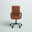  Ergonomic Upholstered High-Back Swivel Office Chair-122619327-44017406