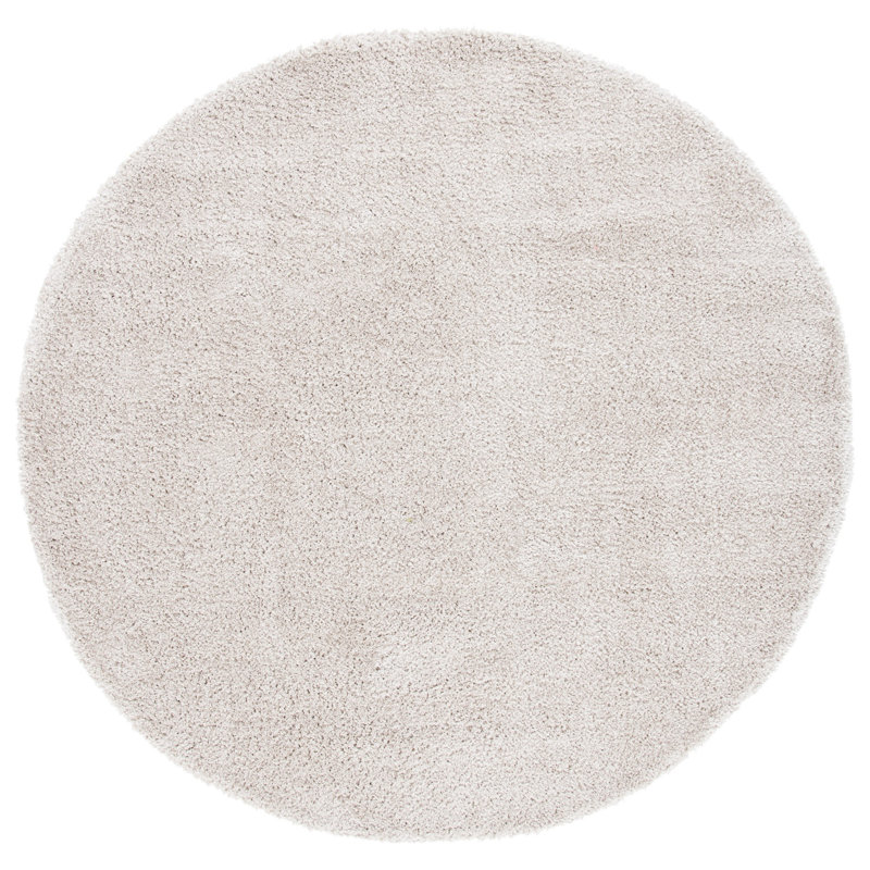 Ahna Performance Solid Color Rug, Round 6'7"