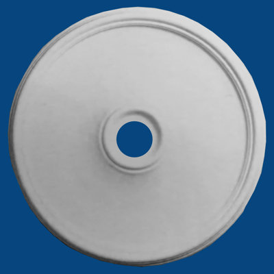 Médaillon de plafond H 27 1/2 po x l 27 1/2 po x P 27 1/2 po
