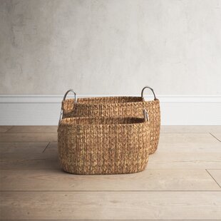 Canvey 5 Piece Manufacture Wood Basket Set Birch Lane