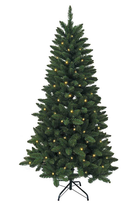 72' H Lighted Artificial Pine Christmas Tree