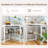 Lambrecht Corner Desk With Outlets & USB Ports, Triangle Computer Desk With Charging Station, Storage Shelf, Space Saving Writing Desk For Small Space-505212662
