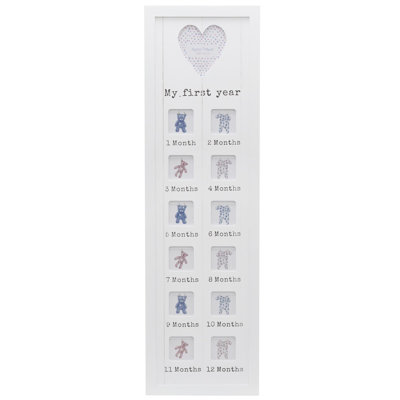 Kien White Collage Picture Frame