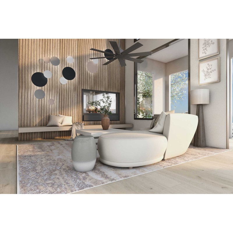 Provenance Signature Outdoor Round Side Table, Ore/Gold