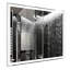 Miroir mural de salle de bain 60 x 40 pouces avec éclairage DEL, étanche, cadre en aluminium haute résistance, 3 réglages de couleur, système de commande tactile intelligent.