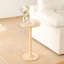 Petite table d'appoint ronde de 21,6 po, petite table d'appoint décorative pour le salon et petite
