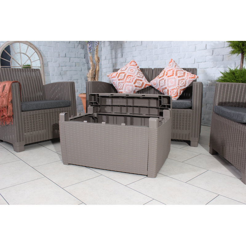 Faro Grey 4 Seater Conversation Set