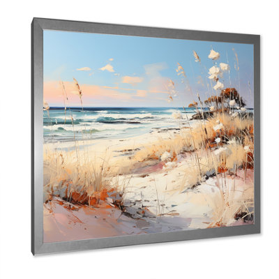 «Coastal Beach Charm Retreat IV», reproduction sur toile
