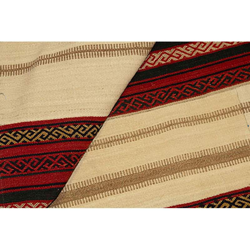 Afghan Hand Woven Wool Striped Area Rug