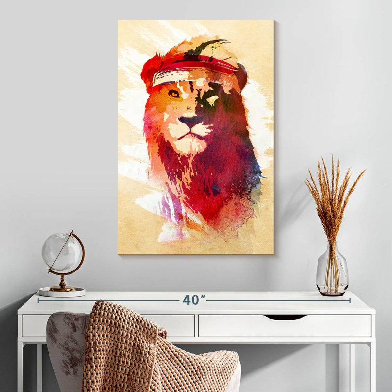 Brampt Gym Lion, 30" H x 20" W