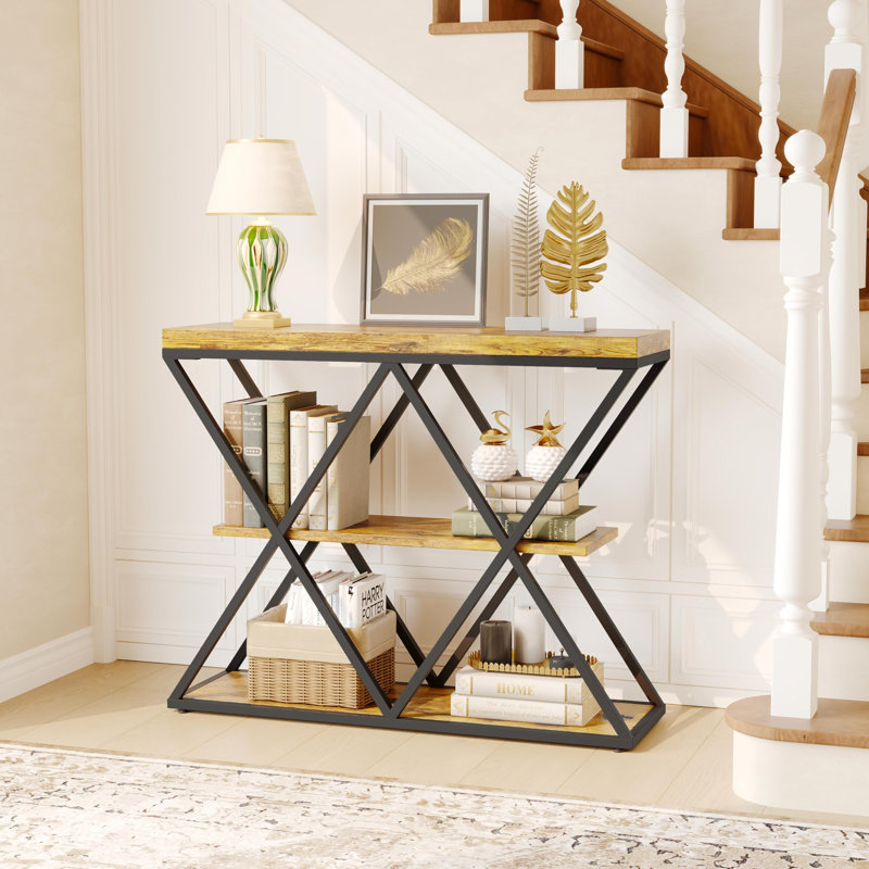 100cm Console Table, Brown