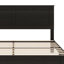 Cadre de lit plateforme en bois silencieux avec assemblage facile d'outils et rangement spacieux sous le lit