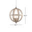 Lustre 4 lumières Alc52234w Hercules