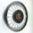 THE GEARS CLOCK Wall Clock with Real Moving Gears SP-LI_ Round BLACK-GOLD